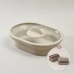 데켓 주물 IH 오발쿡플레이트 31cm+유리뚜껑 세트(+실리콘손잡이2P 증정)