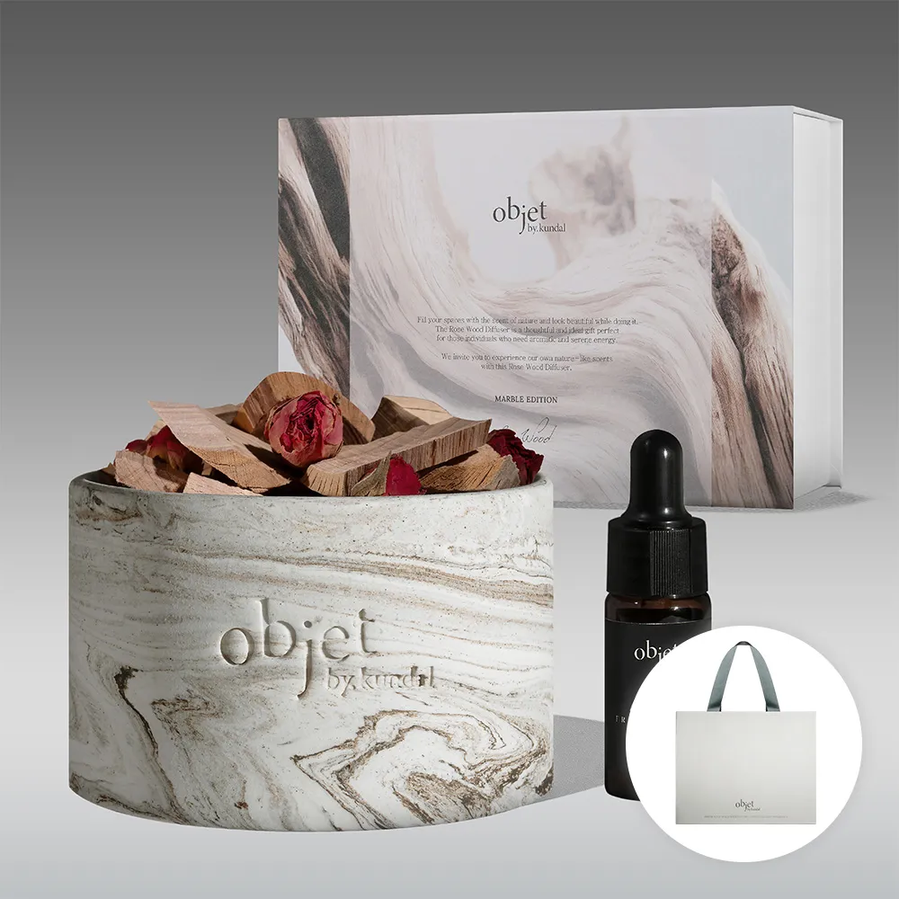오브제바이쿤달 마블에디션 우드 퍼퓸 디퓨저 로즈우드