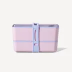 코코라커 압축되는 2단 도시락통 젤리팟 (포크 포함)_4 Colors