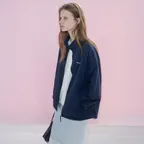 Ground Raglan Zip-up Jumper - Blueberry Navy