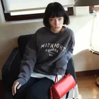 SITP5252 MIDNIGHT AURORA 맨투맨_Charcoal