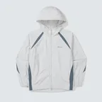 경량 타슬란 컬러블럭 후드 바람막이 Ice Gray (S26SULWB56)