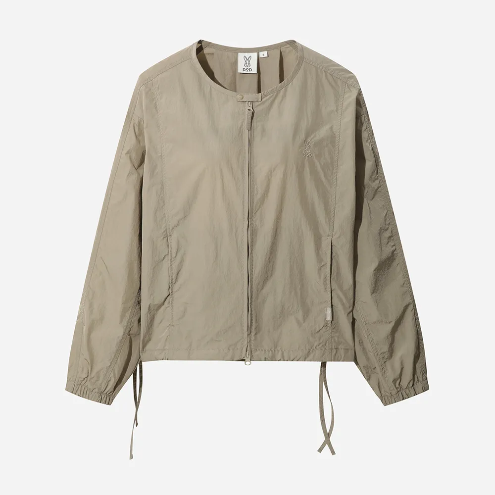 여성) 루나 넥리스 자켓(BEIGE)