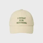 QUOTE BALL CAP-BEIGE