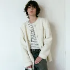 (사이즈추가)Trimmed Hook Midi Tweed Jacket VW5AJ230_2color