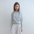 320. Softy Stripe T _ Sky Blue