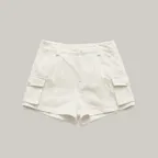 Kai Short Cargo Pants (White)