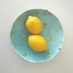 Everyday bowl, Matte blue 샐러드접시, 파스타접시