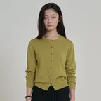 [2차리오더]LETTER CARDIGAN (OLIVE)