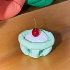 cupcake basket PISTACHIO CREAM