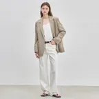 Relax-fit denim White [N6SDN05]