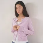 MOLLI ROUND CARDIGAN_LAVENDER