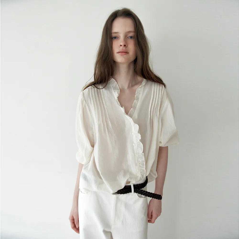 [12th] Spring Mare Frill Blouse_Ivory - 감도 깊은 취향 셀렉트샵 29CM