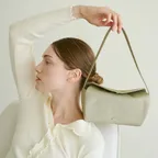 [바로배송] Flou Shoulder Bag Nylon_Beige