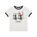 Horseshoe Ringer Top (White)