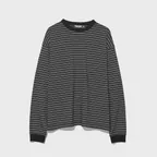 Multi Stripe Long Sleeve Black