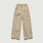 Cloudy Wind Set-Up Pants_Beige