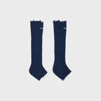 (W) EMBROIDERED LOGO SOCK BOOTS (NAVY BLUE)