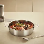 316Ti 통5중 스텐 소테팬 전골냄비 28cm 양수