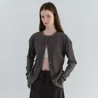 [2차 재입고] hidden pleats blouse (charcoal)