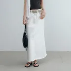 [3차/사이즈 추가] Harri Fringe Maxi Skirt (White)