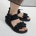 (W) CILLA SANDALS (BLACK)