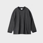 Powell Long Sleeve Stripe T-shirt Charcoal