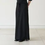 [16차 4/17 예약배송] String Long Skirt (Black)
