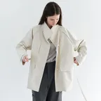 vent half trench coat (ivory)