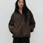 Reversible Hooded Anorak (Brown/Black)