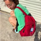 0002 HideSlot Classic Backpack_Vintage Red