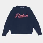 랄프 로고 스웨터 (NAVY-410)
