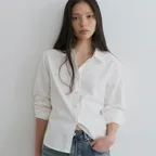 [9차/예약배송] Standard oxford washed shirt (ivory)
