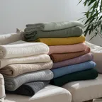 모달와플 홑이불 사계절이불 간절기이불 스프레드 침대패드 쇼파커버(XS/SS/Q&K)-13color