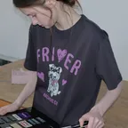 [선발매] Achive puppy logo t-shirt [FRSP06TS07]_Charcoal