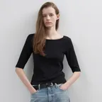 Archive Boatneck Tee(Black)