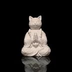 Meditating Smile Cat