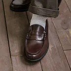 남성용 소가죽 페니로퍼-다크브라운 (HS-906_D.BROWN)