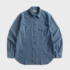 15 CHAMBRAY WORK SHIRT (blue)