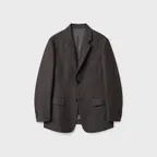 B D 12 레귤러 핏 자켓 - 차콜 스트라이프