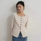 ANNI BLOUSE JACKET_ECRU