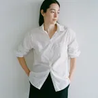 CREPE SHIRT_IVORY STRIPE