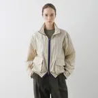 Ethnic Shirt Blouson in Cream