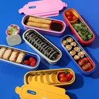 지켜롱 김밥용기 470ml 2종세트