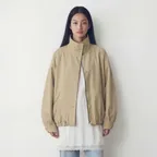 [스페셜오더/ 29CM단독] SIOT4182 하이 넥 버튼 블루종_Beige