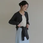 레제 울 니트 가디건