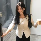 ANNI BLOUSE JACKET_ECRU