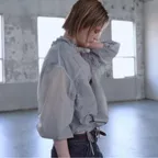 High Neck Shirring Jumper  Light Grey (KE6339M022)