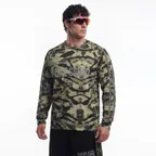 스쿼드 카모 매쉬 롱 슬리브 (Khaki Camo)