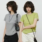 [2PACK] 에센셜 라운드넥 반팔 티셔츠